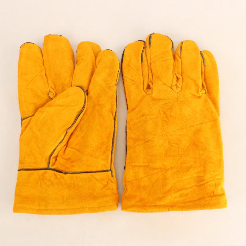 

Hongxingbang an Leather Work Gloves One Size