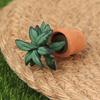 Dollhouse 1:12 Miniature Rose Tulip Hyacinths Sunflower Fruit Tree Potted Green Plant Flower Tree Plants Bonsai Model Home Decor