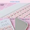Bluetooth  Keyboard Mouse Set Compatible with Tablet Phone High Aesthetic Wireless Magic Control Rechargeable Silent