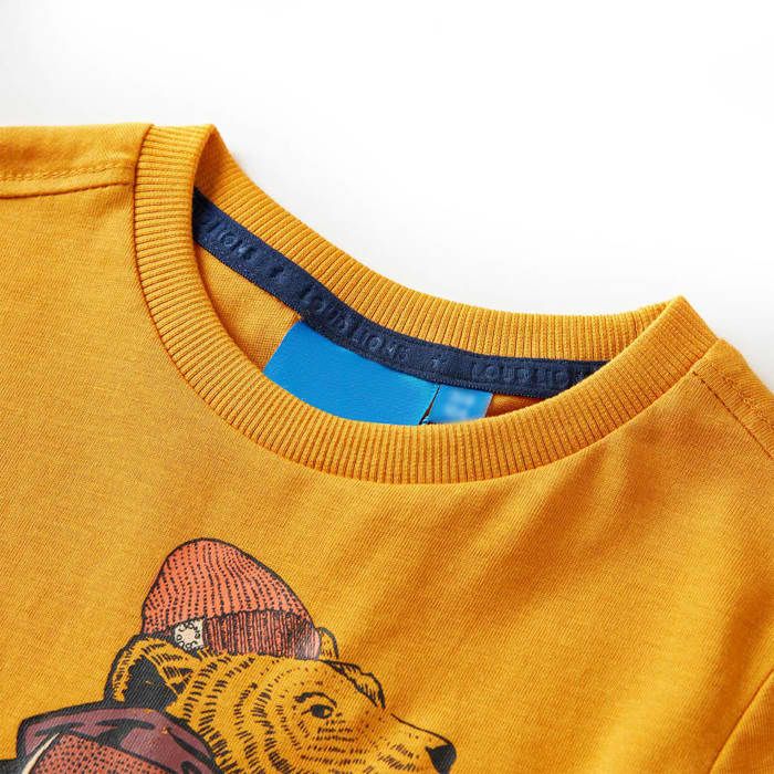 Children's Long-sleeved T-shirt Ochre 92/104/116/128/140