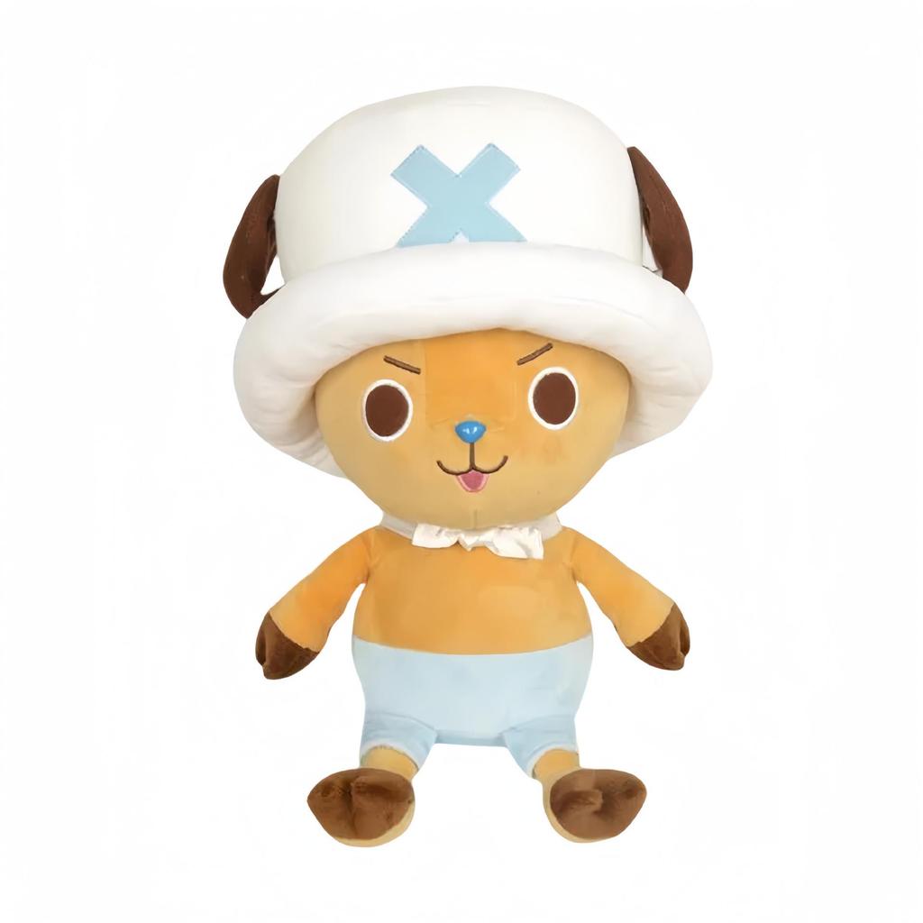 Genuine One Piece Luffy, Chopper, Zoro Plush Figures (20-30cm) - Anime Cartoon Dolls, Perfect Gifts