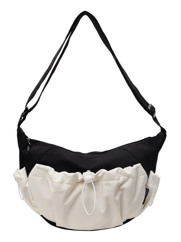 Urban Style Soft Fabric Cloud Bag With Large Capacity For Commuting Women