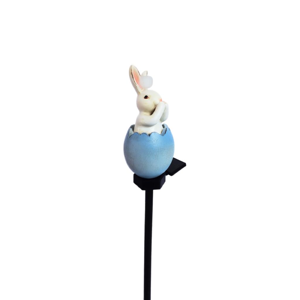 Resin Bunny Stake Light for Garden Decoration