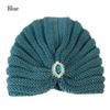 Winter Warm Hijab Caps Soft Turban Cap Fashion Knitted Hats  for Women