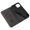 For iPhone 11 Pro Max 6.5 inch Calf Texture Phone Shell Wallet Phone Cover Auto-absorbed Leather Stand Case