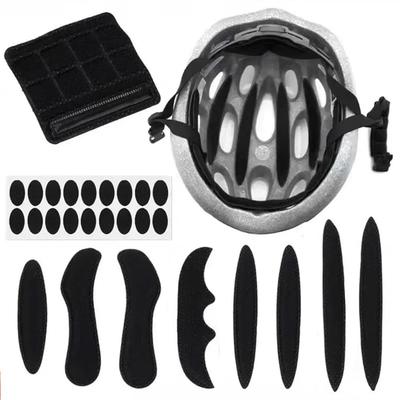 SSZYMAOYI Helmet Inner Pad, Size Adjustment, Sponge, Set of 27, Black, Protective Pad, Helmet
