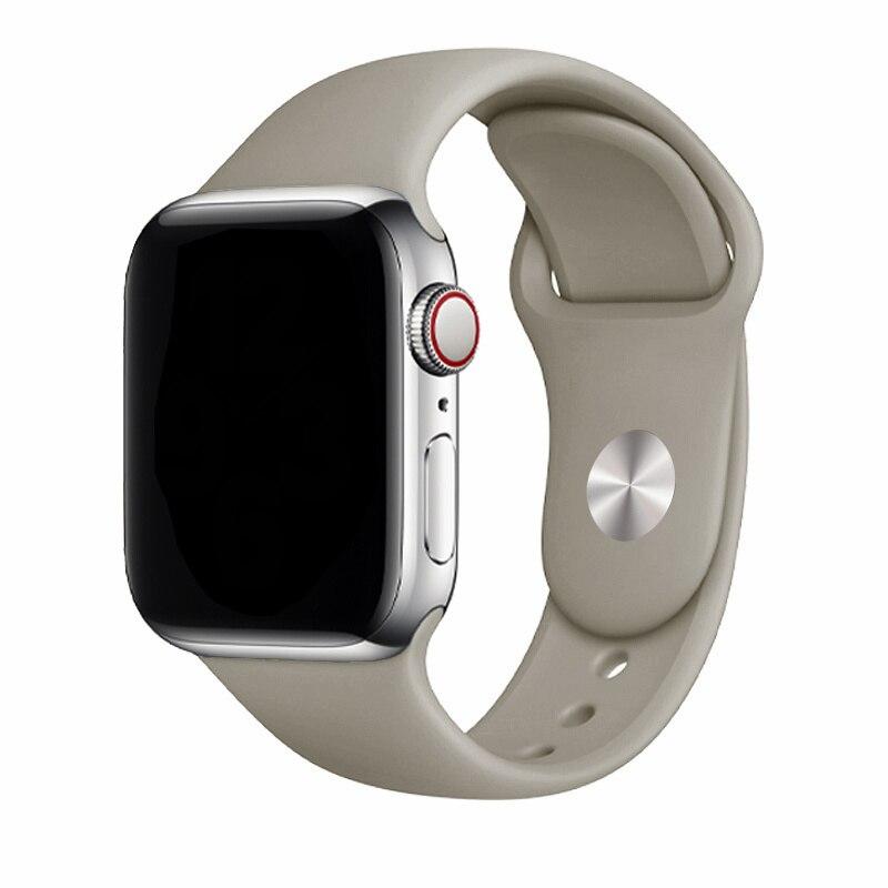 Silikonový řemínek pro řemínek Apple Watch 44 mm 49 mm 45 mm 41 mm 40 mm 42 mm 38 mm náramek iwatch série 9 7 se 3 4 5 6 8 Pásek Ultra2