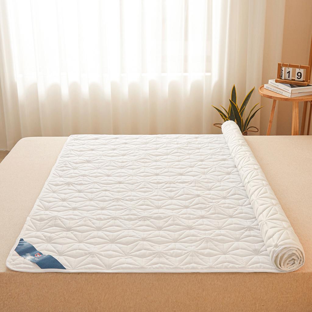Vodotěsný chránič matrace - Prodyšný nešustivý chránič matrace s 4 elastickými rohovými popruhy Vhodný pro matrace hluboké až 40 cm