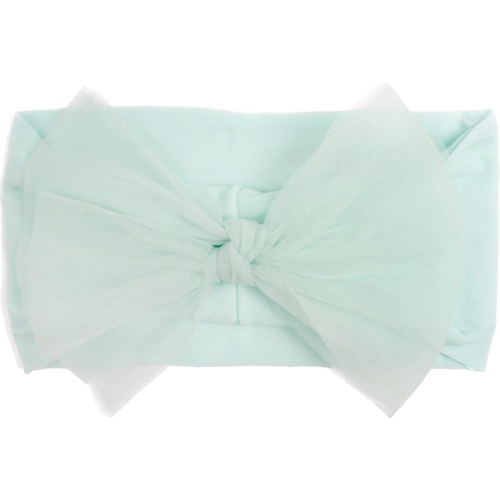 Baby Hair Accessories Headband Baby Newborn Mesh Bow Baby Girl Headband