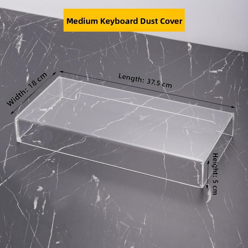 Acrylic Keyboard Dust Cover Universal for 104 Key 87 Key Mouse And Keyboard Protection Cover Computer Accessories Storage