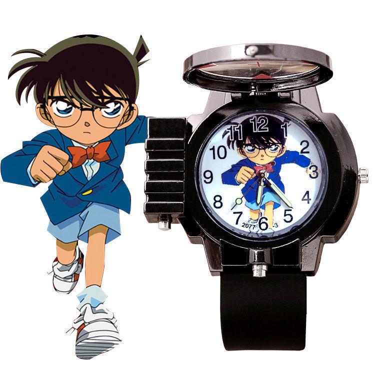 Detective Conan Kids Cartoon Quartz Watch For Childrens Gift