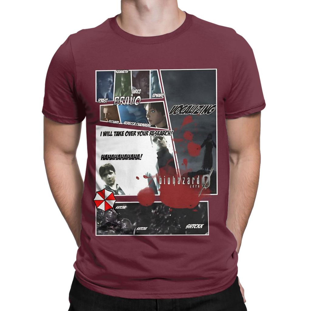 rResident Evil Zero Unisexga Style Novelty Graphic 100 Cotton TShirt rResident Evil CODEVeronica Tees Tops For Unisex