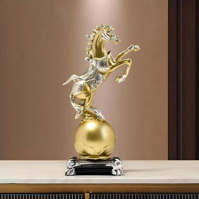 Jahr des Pferdes Little Pony Statue: Heimdeko-Ornament für Wohnzimmer und Weinschrank