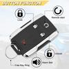 Key Fob Replacement For 2014- Chevy Silverado 1500 2500 3500/15-21 Colorado/ 2015- GMC Canyon/ 14-20 Sierra Car Keyless Entry Remote Control,
