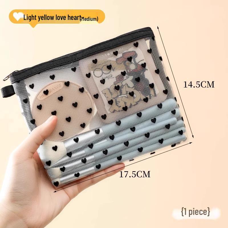 2024 Women's Mini Mesh Makeup & Card Holder Bag for Touch-Ups