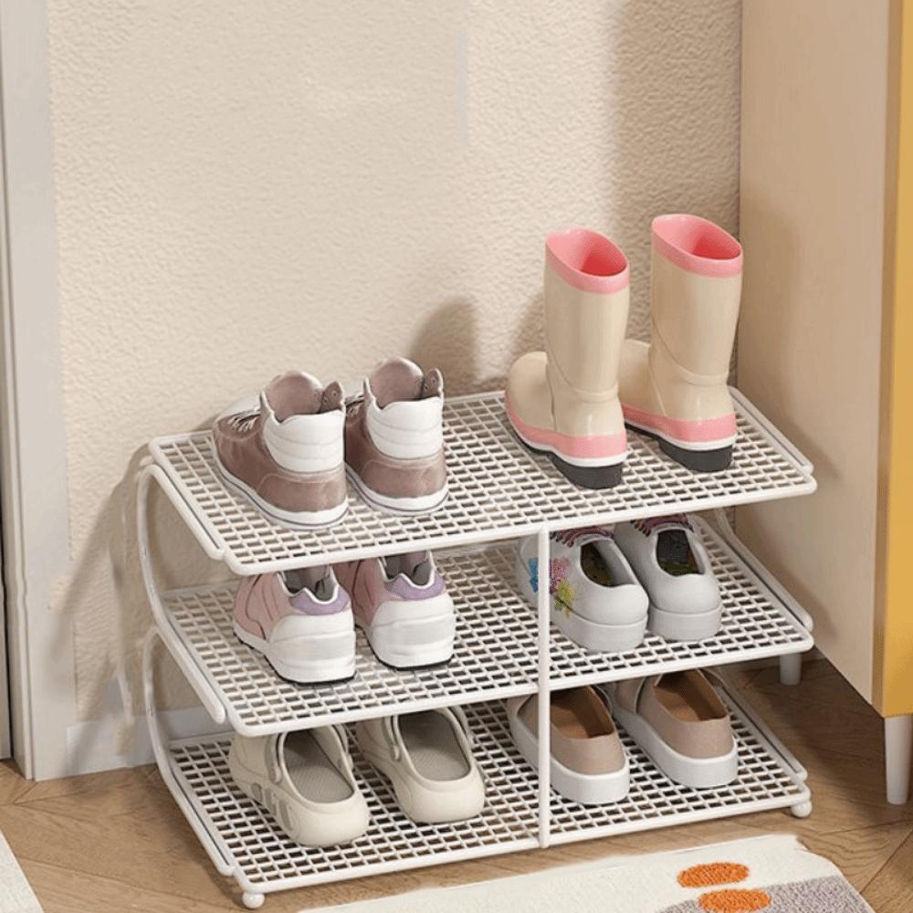 Large Capacity Multi-layer Shoe Rack Iron Shoe Organizer Multi-functional Kitchen Shelf Bedroom