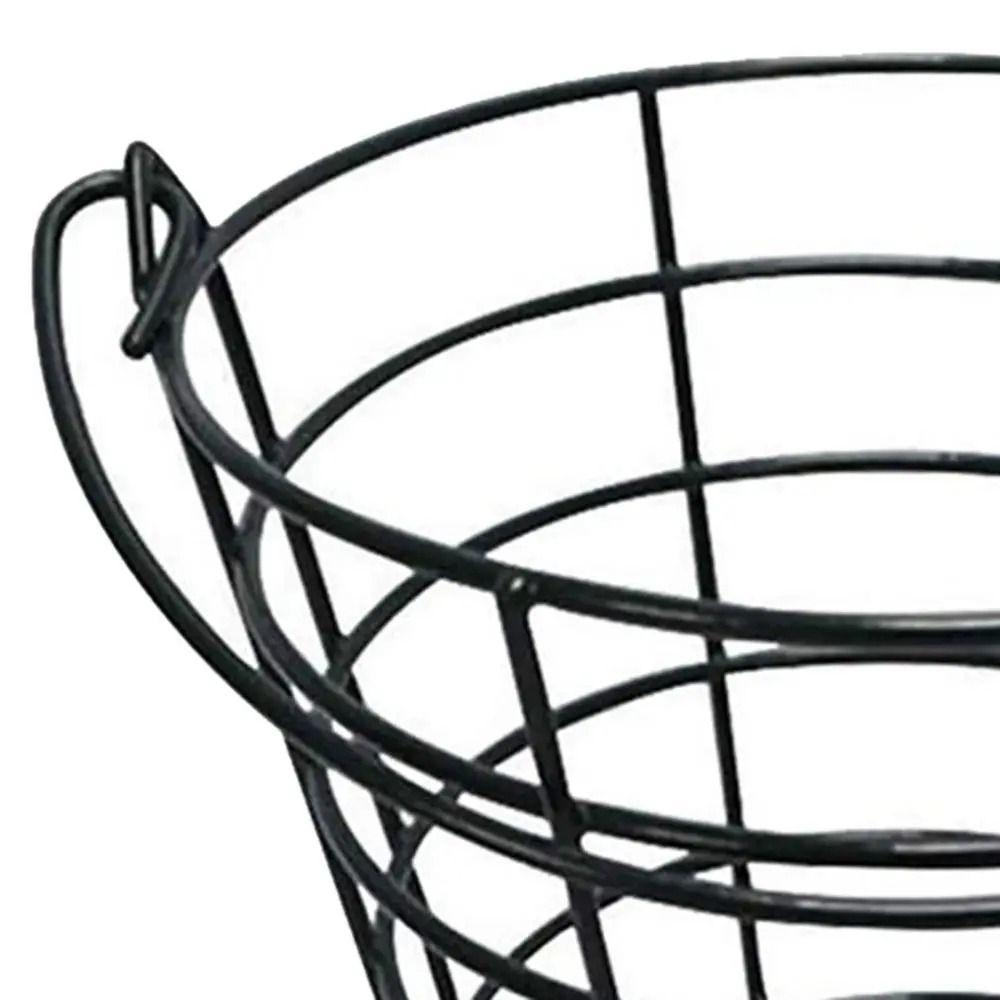 Metal Wire Golf Ball Basket With Handle Golfing Balls Storage Home Organization