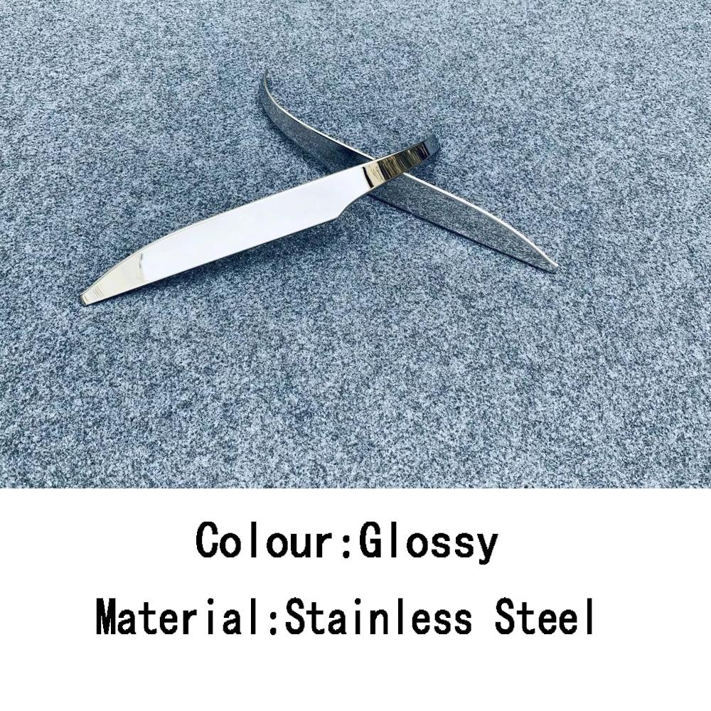 For Toyota Venza/Harrier    2024 ABS/Steel Frame Side Rearview Mirror Strip Cover Trim Sticker Eyebrow Accessories