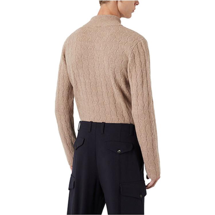 EMPORIO ARMANI Cashmere Sweater Men's Light Umber 6K1MYE1-MFJZ1-0112