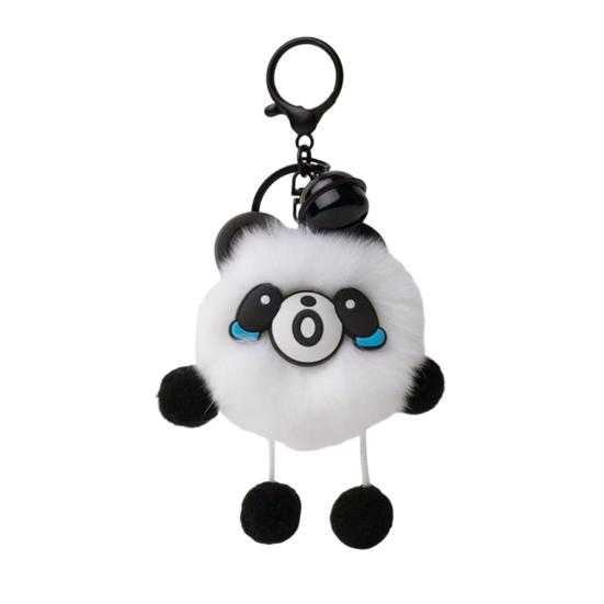 Keychain Cartoon Plush Doll Charm Decorative Keychain Soft Stuffed Toy Key Holder Backpack Bag Accessory