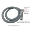 1.5/2/3/4M Washing Machine Drain Hose Extension Universal Dishwasher Drain Pipe Washing Machine Waste Hose Kit for 20 24 30 38mm