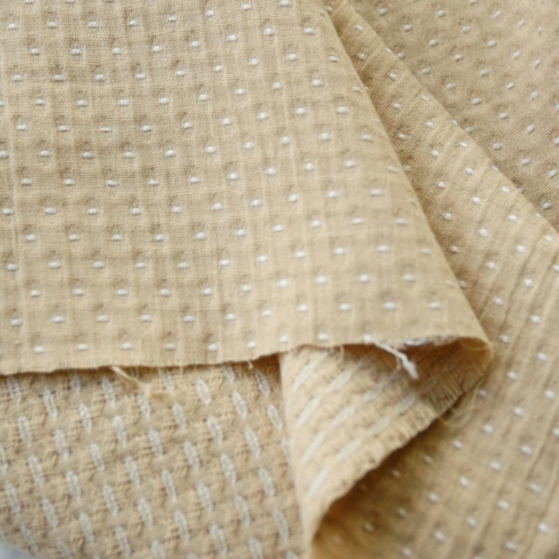 100x140cm Embroidery Dot Jacquard Cotton Fabric For Diy Making Children's Clothing Dress Shirt Garment Doll Clothes