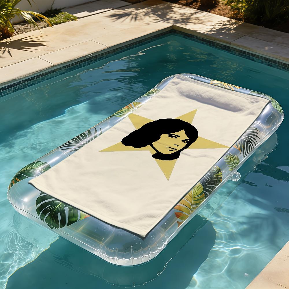 band cool art t-tv girl color Towel soft Beach Towels Trip swim Pool bathing Towel Gym Spa home Decor Gift Holiday