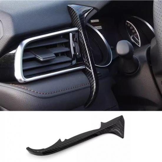For Toyota Camry 2018-2024 Dashboard Left Air Vent Cover Trim Carbon fiber