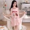 Girls Modals Sleep Dress Thin Nightgown Kids 3-8 Years Cartoon Princess Style Soft Comfortable Home Wear