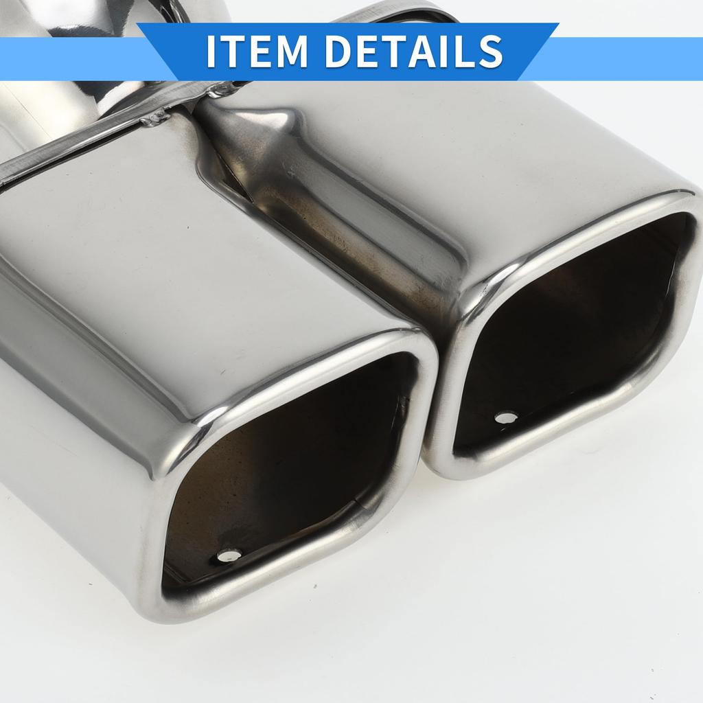 VekAuto Car Exhaust Tail Muffler for Toyota Land Cruiser Prado GDJ/TRJ150 Series 1pc Square