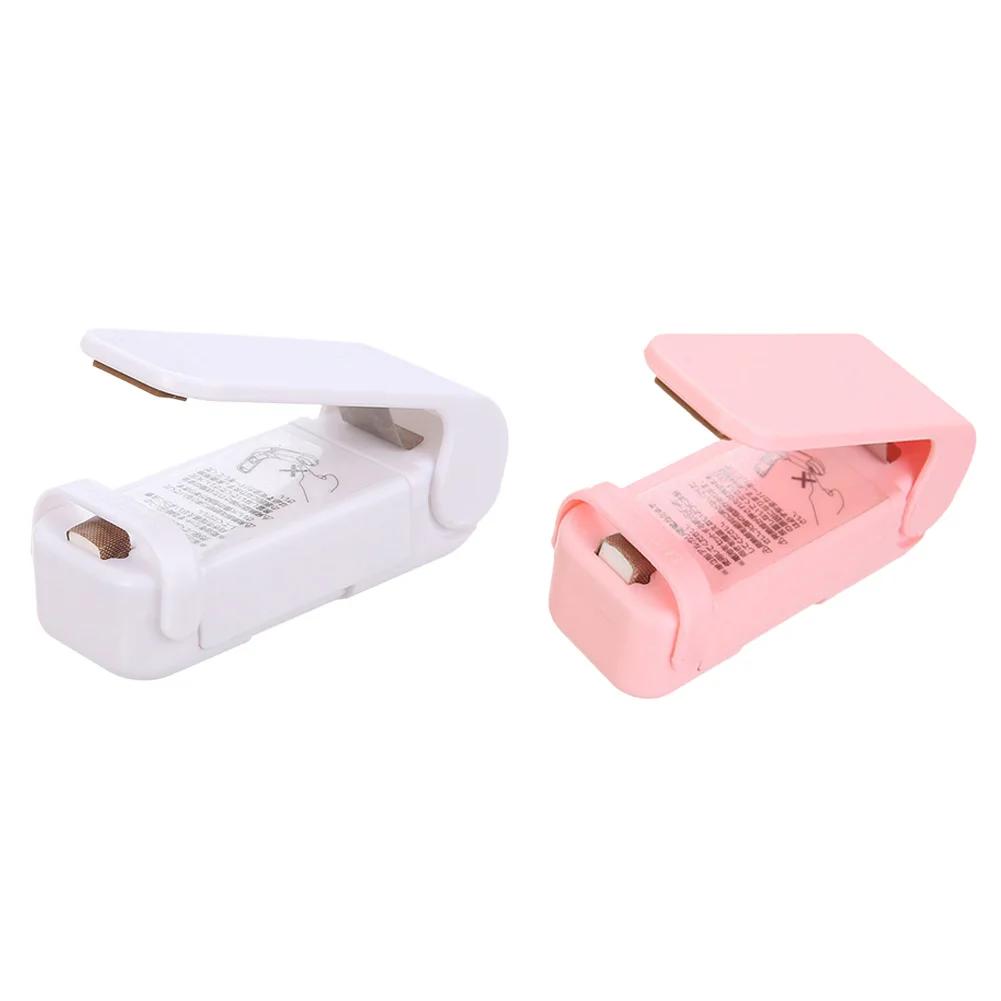 Heat Machine Manual Closure Clip Soldering Portable Mini Thermal Iron for Packages Vacuum Sealer Plastic Close Bag Food Saver