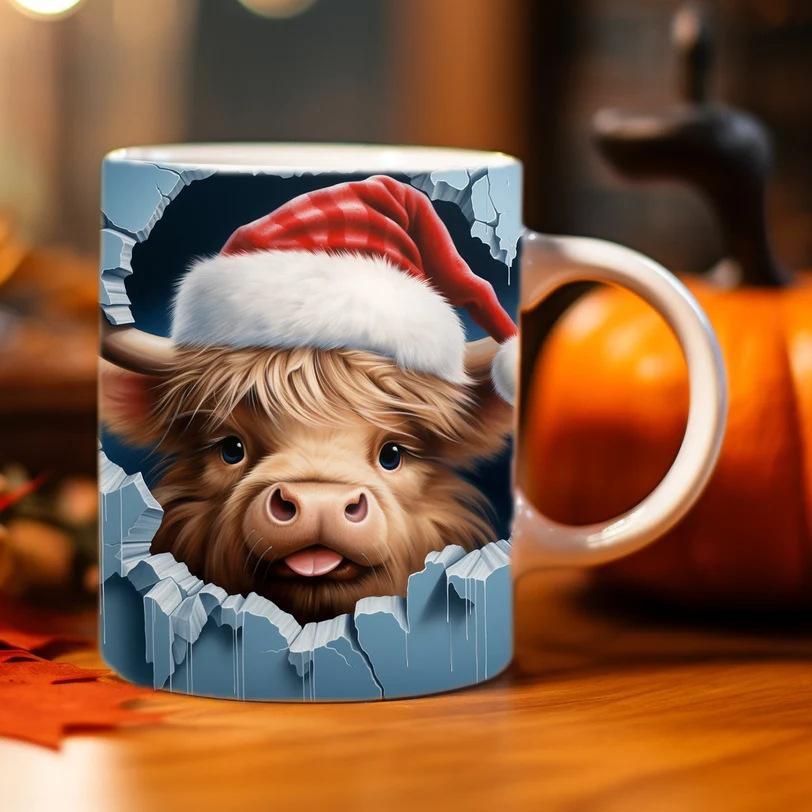 Ceramic Coffee Mug Tea Cup Christmas Gift