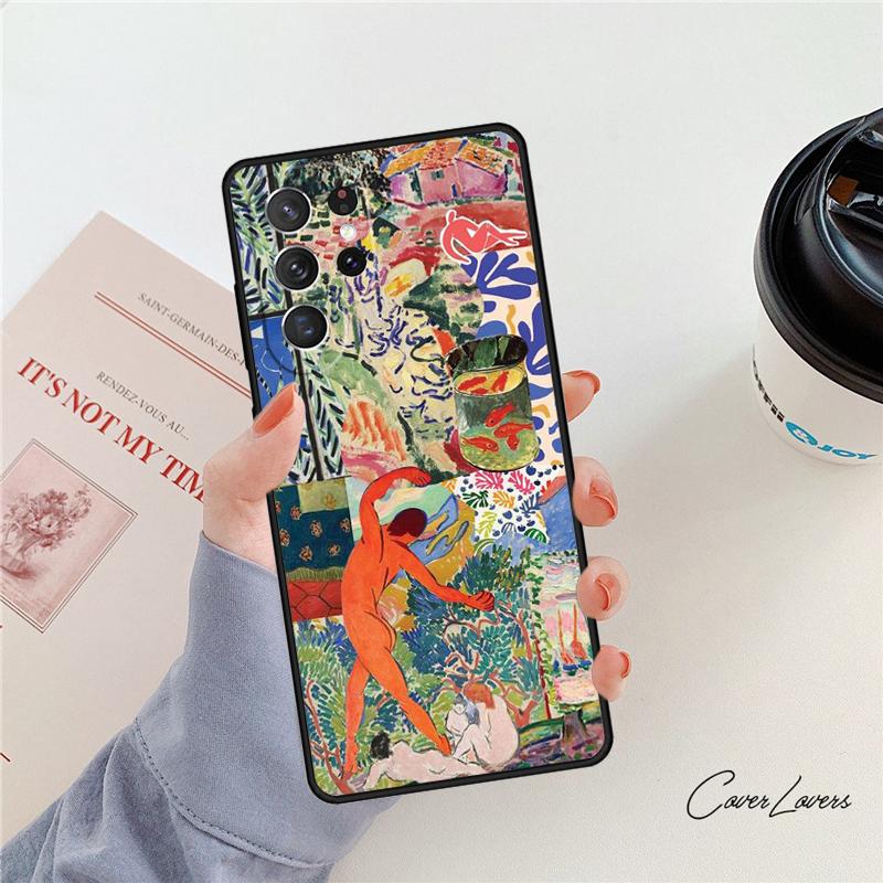 Henri Matisse Art Painting Phone Case For Samsung Galaxy S24 S25 S23 S22 Ultra Note 10 20 Plus S20 S21 FE Cover