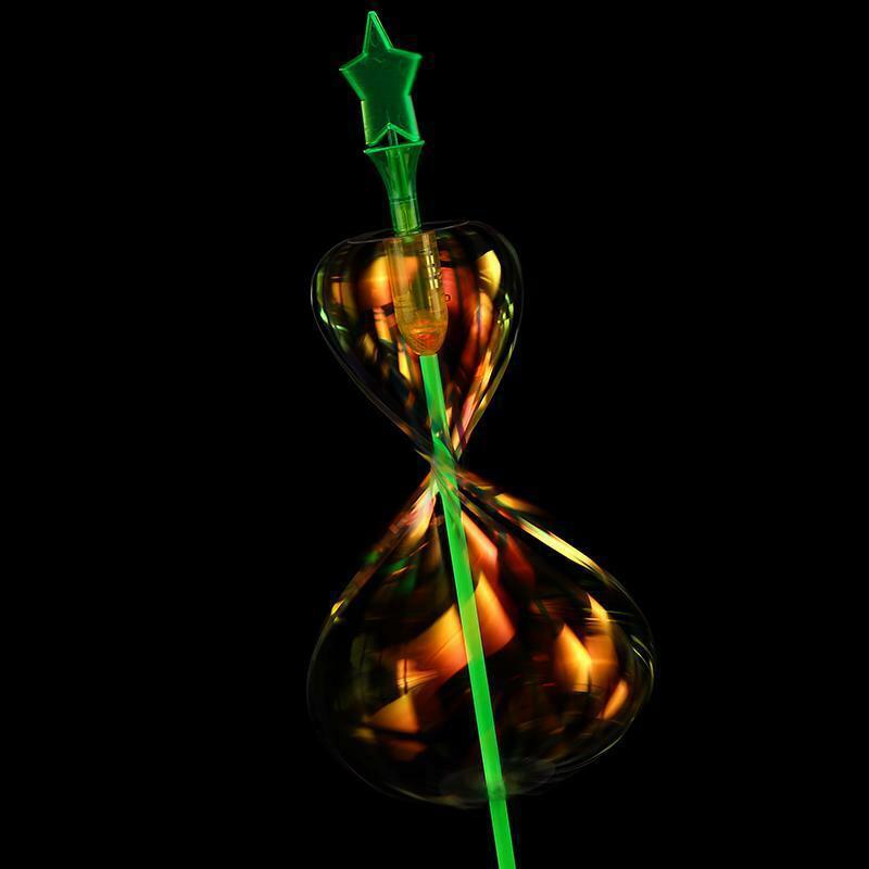 Variety Magic Flashing Bubble Wand Light-up Spin Rainbow Bubble Ball Toy For Kid