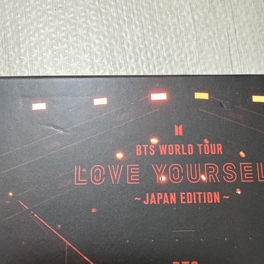 [USED] BTS Bangtan Boys DVD LOVE YOURSELF First Press Limited Edition 2-Disc Set