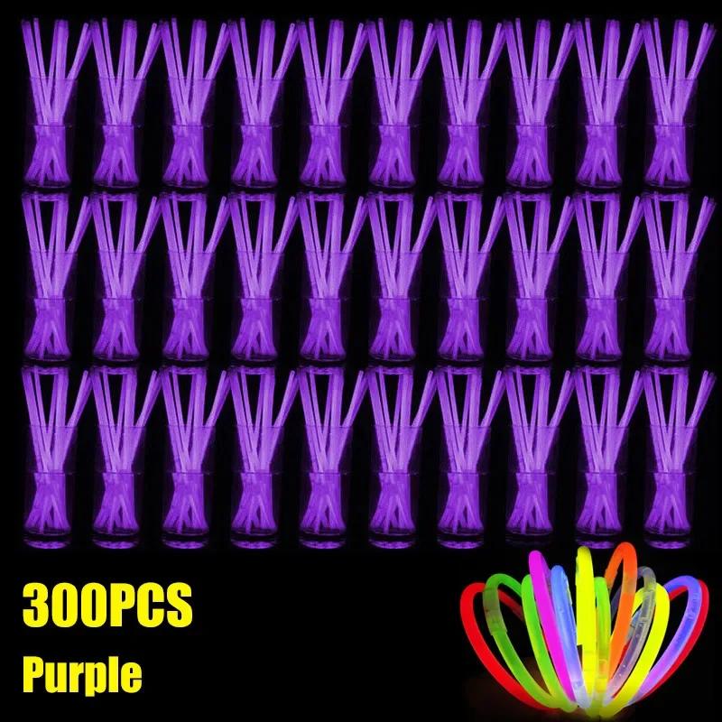 Nowa 2025 Fluorescencyjna Bransoletka w Kształcie Patyka Naszyjnik Glow Stick Bransoletka Materiały Imprezowe Dekoracja Koncertowa Jednorazowy Fluorescencyjny Patyk