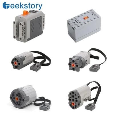 Technical Parts MOC Power Functions M L XL Servo Motor 8883 88003 8882 88004 Battery Box 8881 88000 for Legoeds Building Blocks