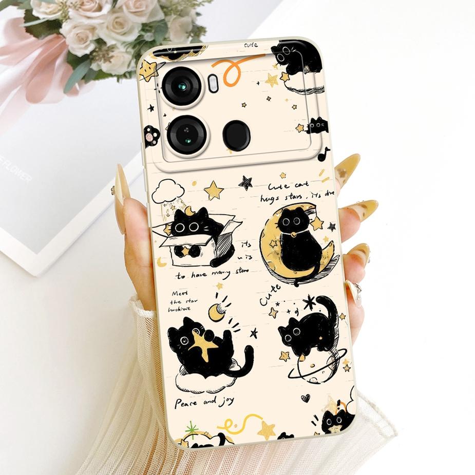 For Itel P40 Plus Case P683L Luxury Candy Painted Cover Soft TPU Matte Phone Case For Itel P40 P 40 ItelP40 P40+ Back Cover Bags