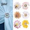 Scarf Fastener Button Large Chrysanthemum Alloy Silk Anti-rust Accessory Buckle