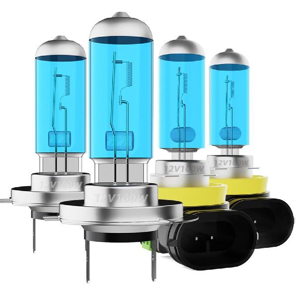 

Headlight Bulbs Fit For Hyundai Elantra GT 2013-2017,H7 H11 High Low Beam 880 Fog Lights Combo,Super Bright 5500K White Light High Performance Fit For Hyundai Elantra G
