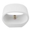 Half Cylinder Wall Light G9 Up Down Wall Mounted Lamp Resin Plaster Wall Sconce for Living Room Bed