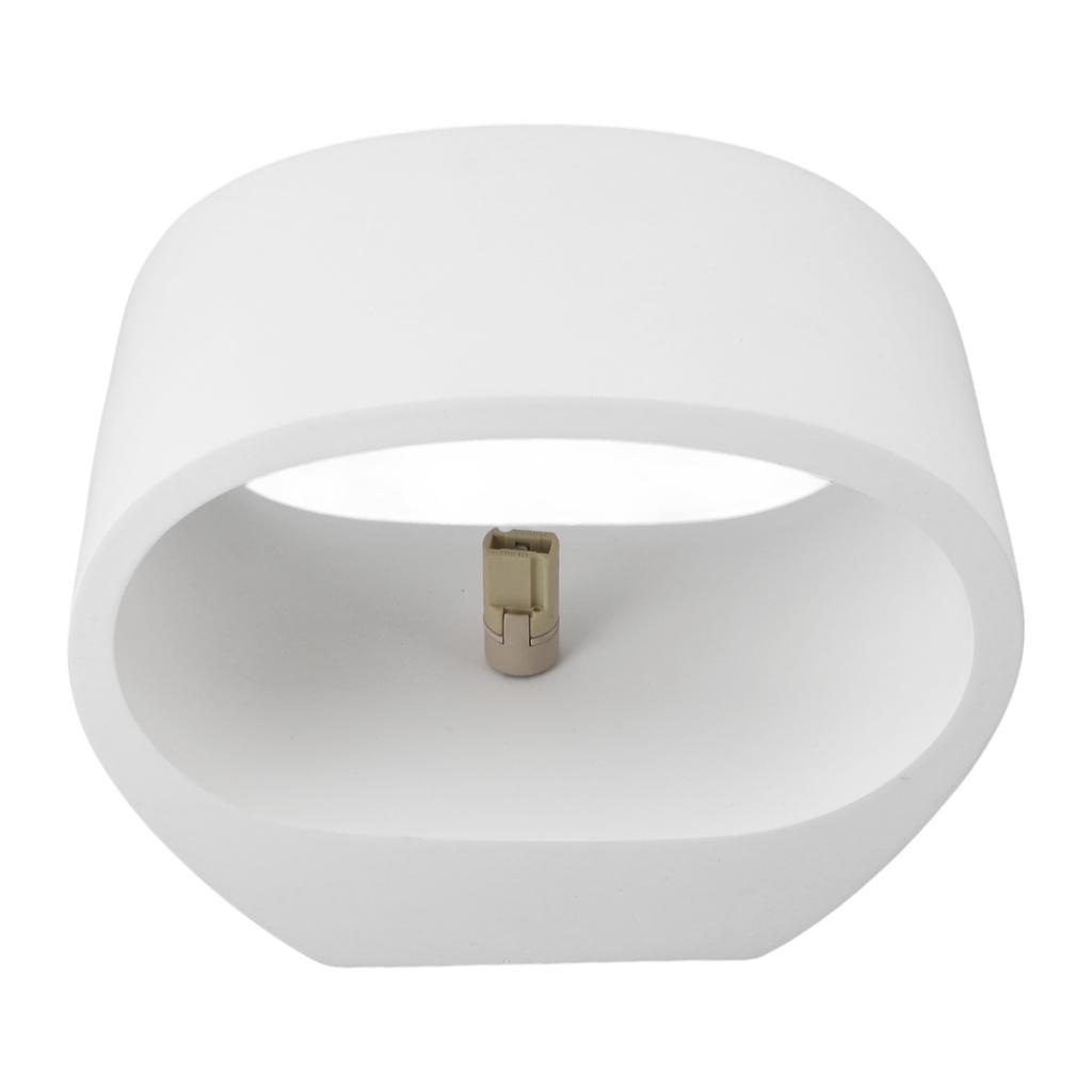Half Cylinder Wall Light G9 Up Down Wall Mounted Lamp Resin Plaster Wall Sconce for Living Room Bed