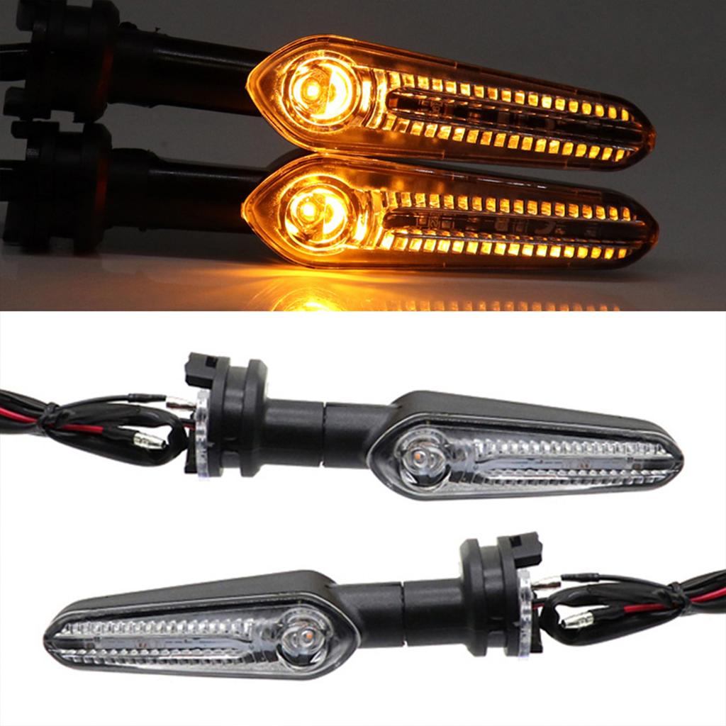 LED Turn Signals Lights with High-Brightness Durable PC Material Waterproof DesignFor R1 R6 R125 R3 R25 R15 R7 MT09