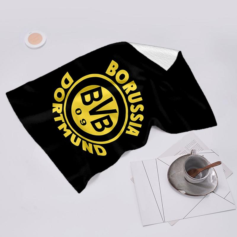proof beach towel with Borussia Dortmund pattern - soft,absorbent,quick-drying,machine washable - perfect for swimming,camping,bathing
