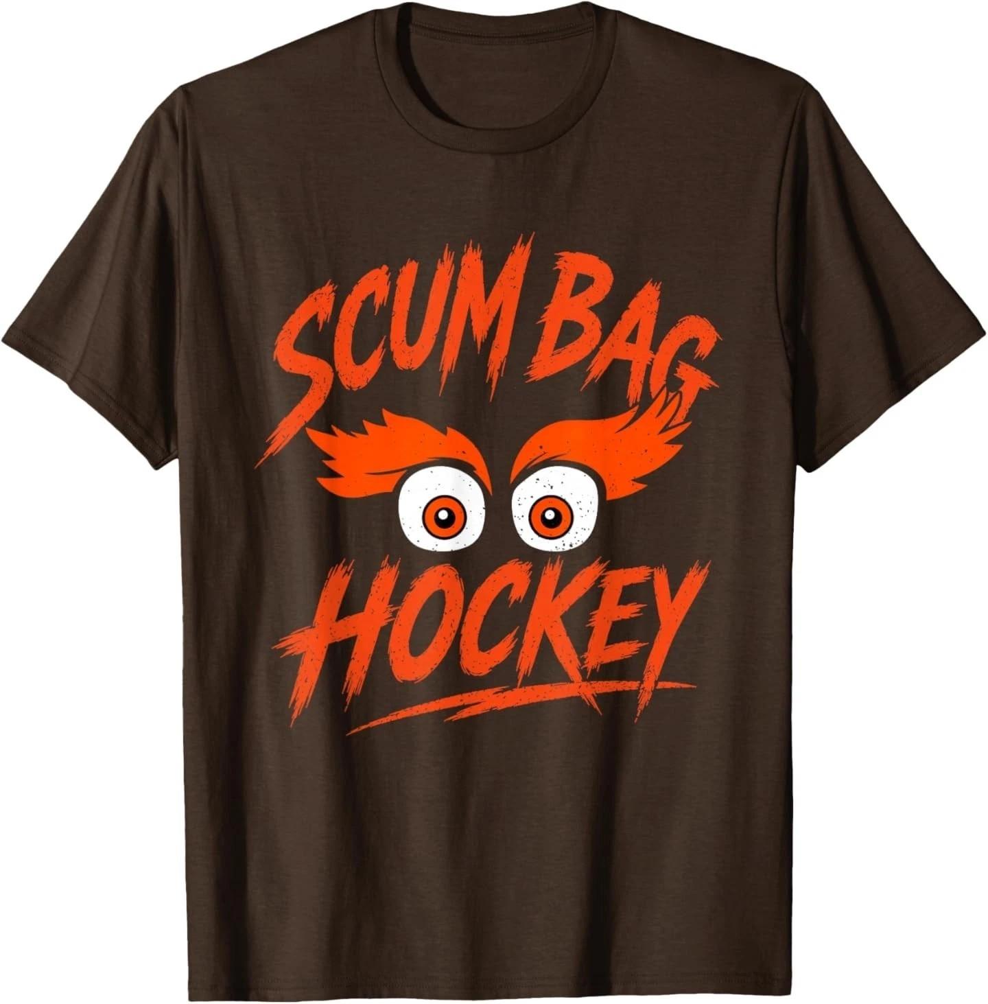 Scumbag Hockey DARK CHOCOLATE T-Shirt Unisex T-Shirt L