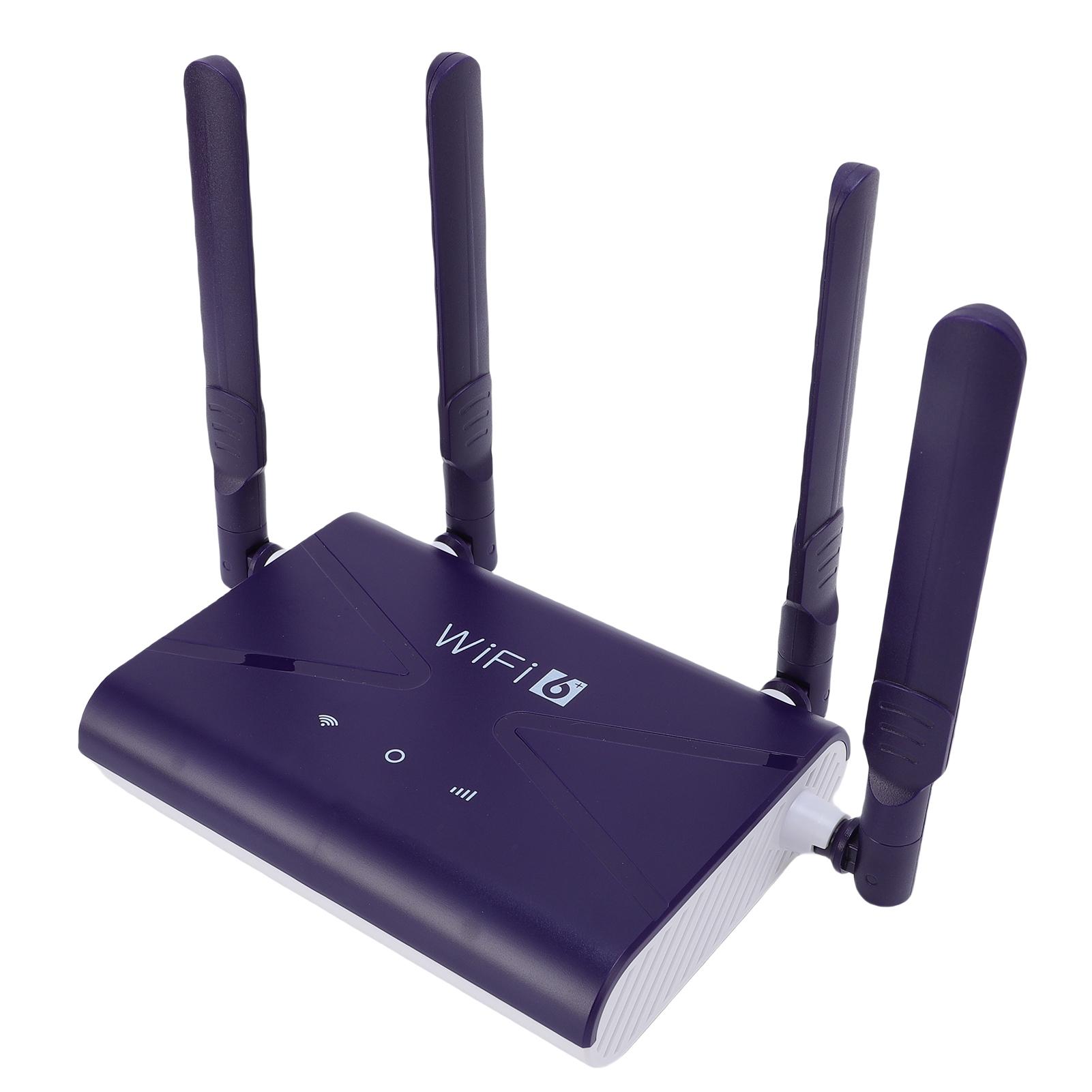 

WiFi6 Wireless Router 300Mbps 4G CPE LTE Router with SIM Card Slot 4 Antennae for Phone Laptop PC