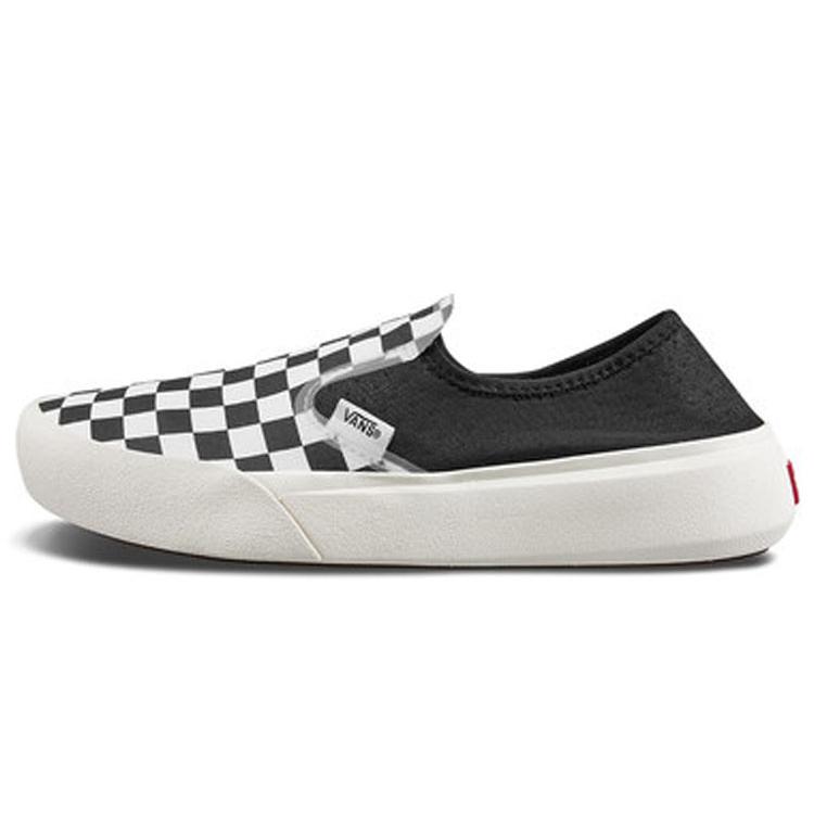 New Vans Subtle Checkerboard Shoes Black/White VN0A45J5R6R