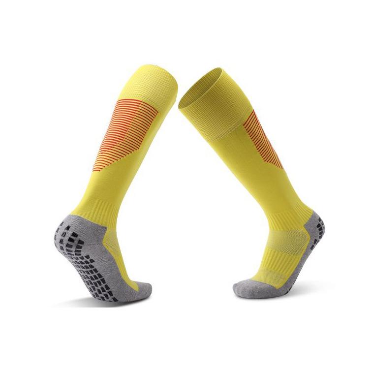 Professional Football Socks Men'S Long Tube Point Rubber Socks Towel Bottom Thickened Sports Non-Slip Socks Sweat-Absorbing High Tube Socks