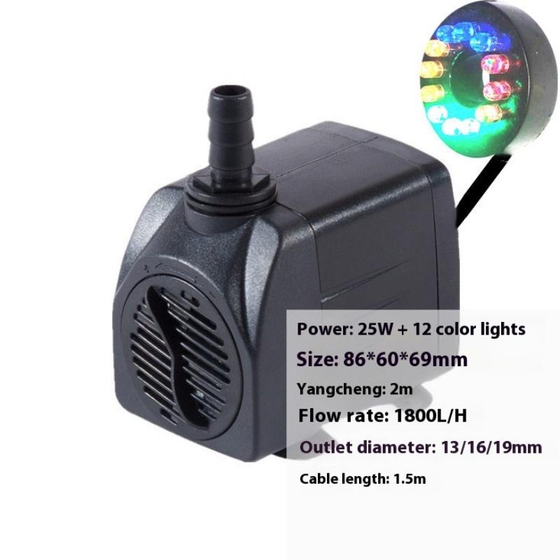 Ultra-Quiet Submersible Water Fountain Pump Filter Fish Pond Aquarium Water Pump Tank Fountain Ac220V