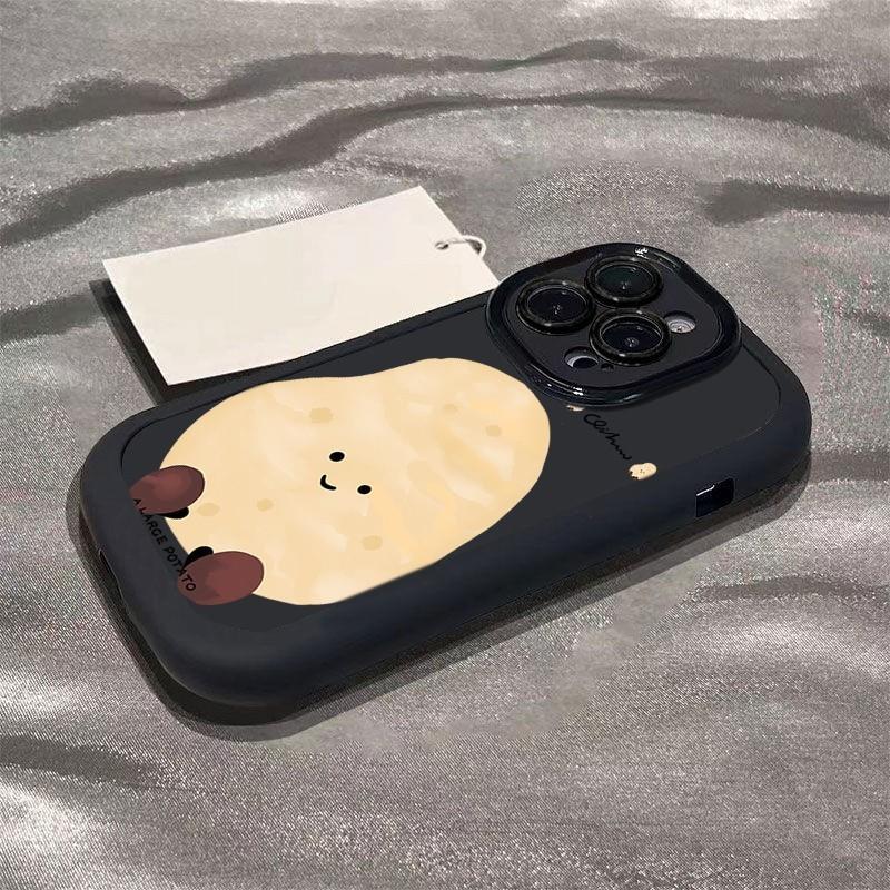 One Big Potato for 12 Apple 16promax Mobile Phone Case IPhone 15plus 13 Protective Case Xs 14